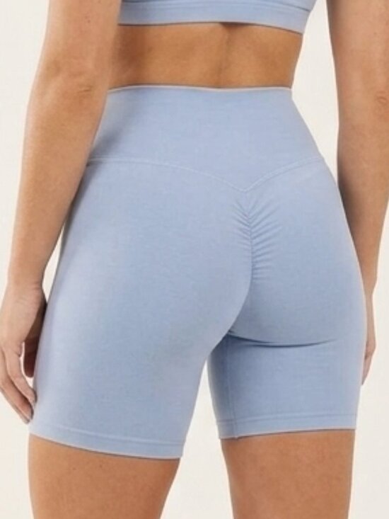 Gymshark Pants - Gymshark x Whitney Simmons High Rise Cycling Biker Shorts Goal Blue Size L